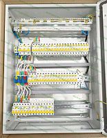Изображение Щит ЩР 80А на базе  ЩМП 800x600x200 мм IP66 ST отходящие линии 3х5п16А +  30х1п16А + розетка 220В SCHUKO, ввод вывод верх  SS-34479 