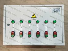 Изображение Щит освещения 25А 400х600х150мм IP31 на 6 групп 16А управление с двери, дополнительные автоматы 16,16,10А SS-SHO-31921 