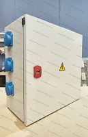 Изображение Щит ЩСсп-25-2-0/0/6   6х16А SCHUKO 220В 400x400x200мм IP66 автоматика ДКС , без стойки SS-32525 