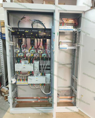 Изображение Щит ВРУ с АВР 250А на три ввода (под установку узлов учёта) с секцией распределения  1800*1250*450 IP31 CHINT SS-29280-250 