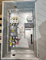 Изображение Щит учета 200 кВт 500А 380в IP31 трехфазный, одно тарифный. Ввод-сверху, выход снизу без GSM SS-30954 