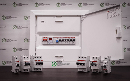 Изображение Электрощит 220В для 1 комнатной квартиры ABB PREMIUM 