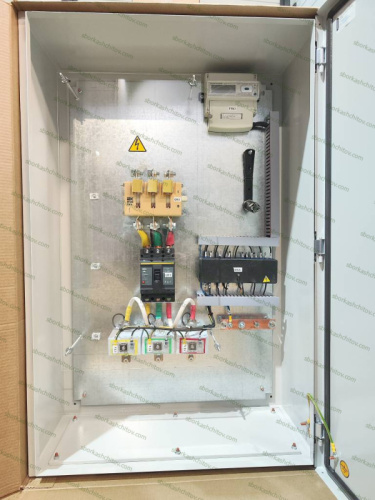 Изображение Щит учета электроэнергии 70 кВт 380в IP54 трехфазный, многотарифный, без GSM SS-30317 