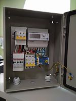 Щит учета электроэнергии 15 кВт 380в с ограничителем перенапряжения ОПС