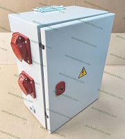 Щит механизации DKC 400x300x200 мм IP66 63А 2х16А(3P+N+PЕ) + 6х16А SCHUKO SRSP-27310-SS